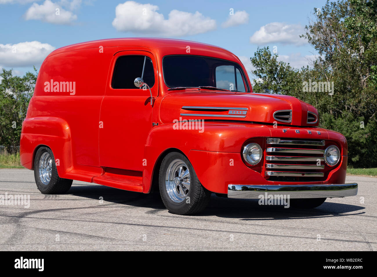 1949 Ford Custom Panel Truck Banque D'Images