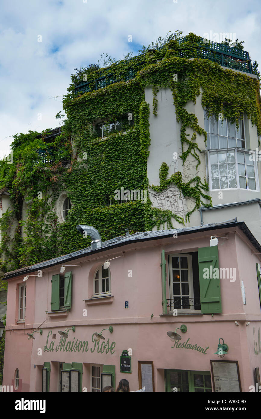 France, Paris, août, 16-2019, les touristes visitant Montmartre, Paris Banque D'Images