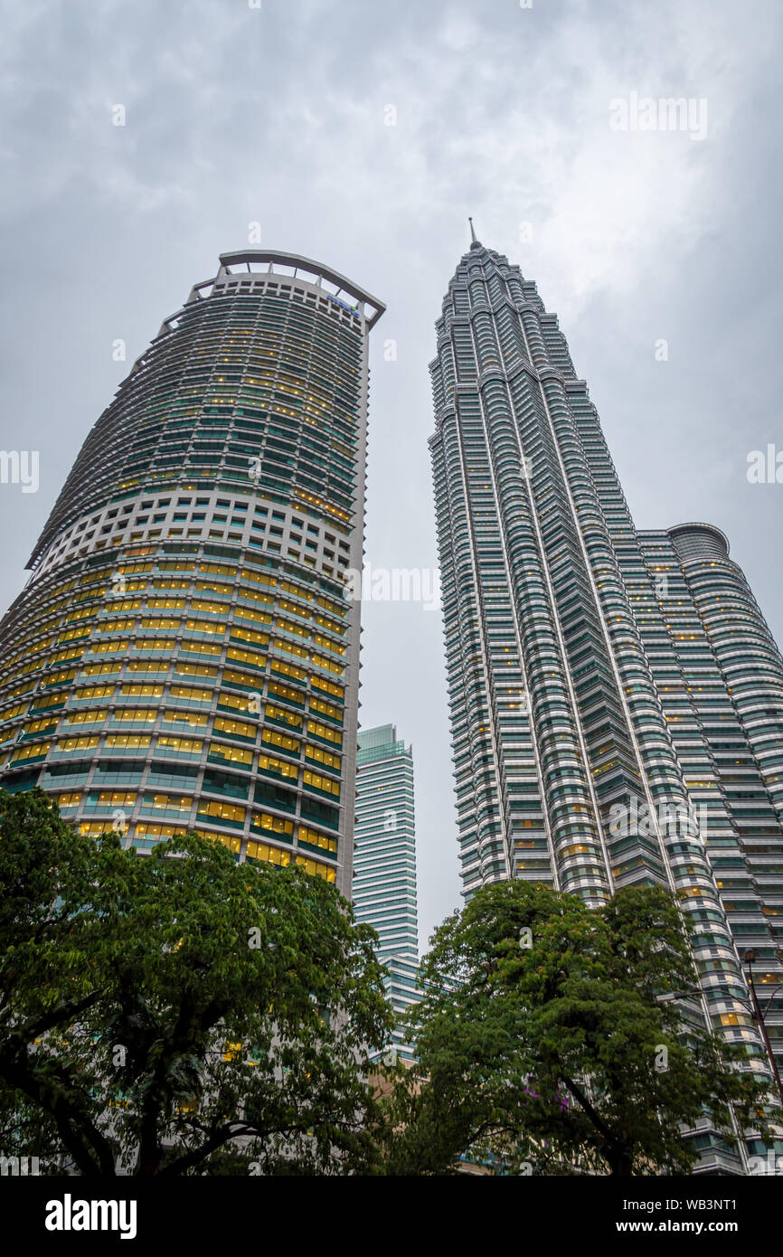 Les tours d'habitation des gratte-ciel de Kuala Lumpur Banque D'Images