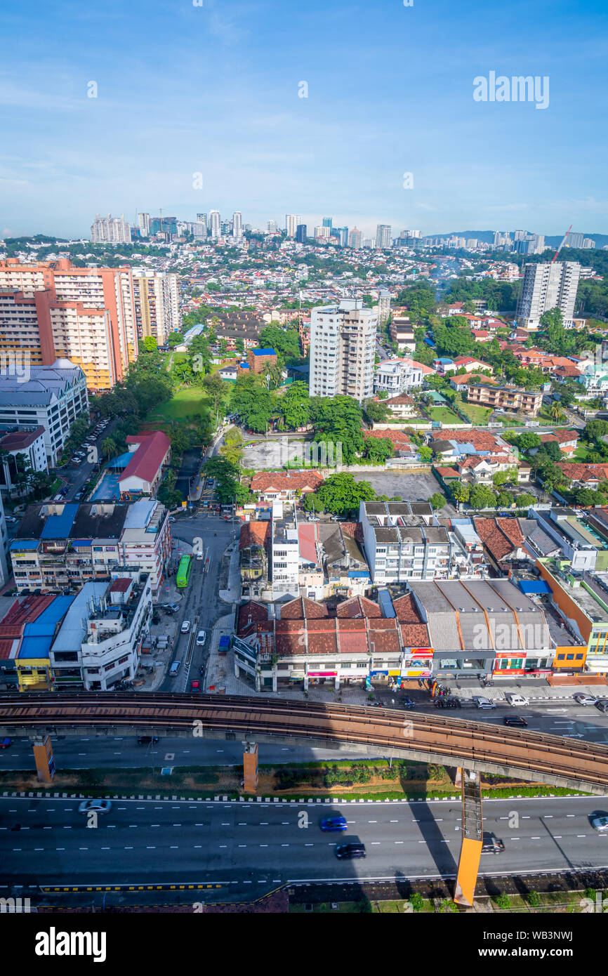 Kuala Lumpur anciens et nouveaux éléments de la principale ville de la Malaisie Banque D'Images