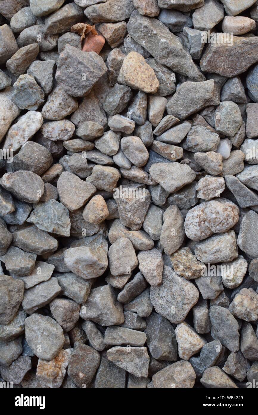 La texture de fond de gravier, gravier, pierres texture Banque D'Images