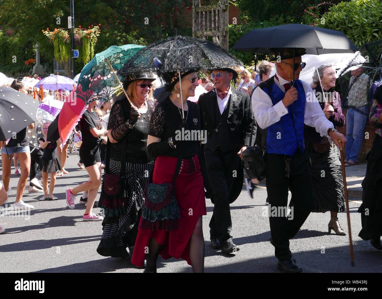 Le cadre de l'ouverture du Mars Congleton Jazz and Blues Festival le 24 août 2019 Banque D'Images
