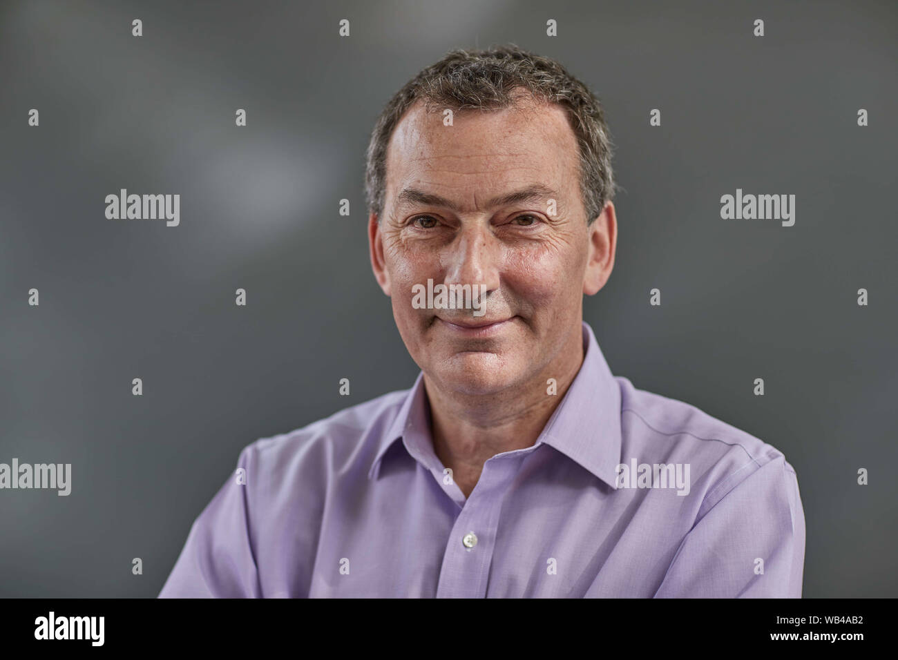 Edinburgh, Ecosse, Royaume-Uni, 24 août 2019. Edinburgh International Book Festival. Photo : le journaliste britannique Mark urbain. Andrew Eaton/Alamy Crédit Banque D'Images