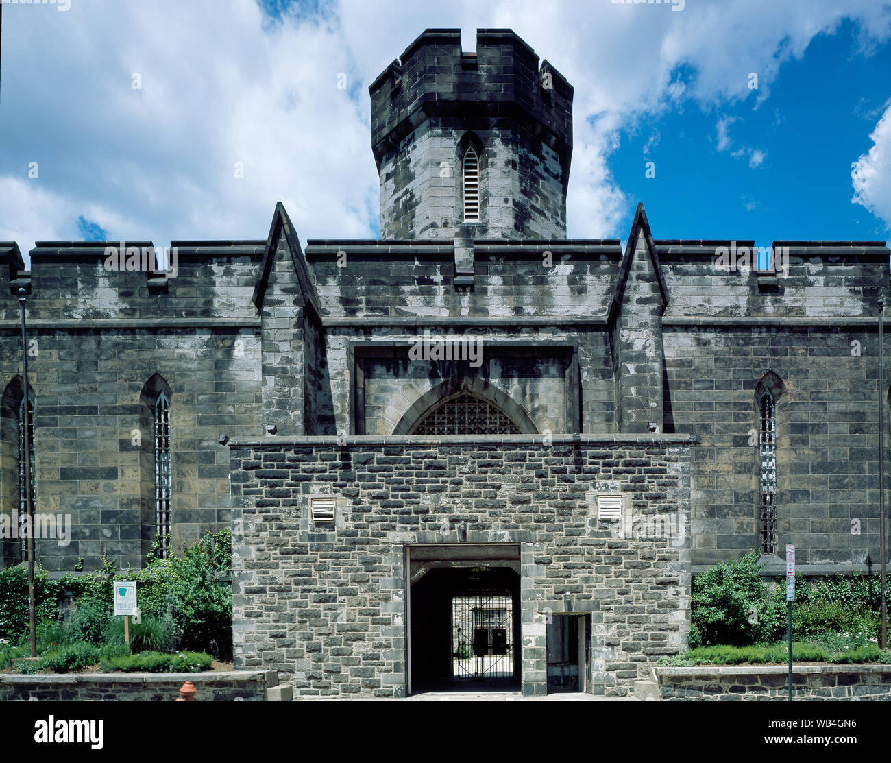 Au Pénitentiaire de l'État est une ancienne prison américaine situé au 2027, avenue Fairmount entre l'Avenue de Corinthe et la 22e Rue Nord dans la section Fairmount de Philadelphie, Pennsylvanie Banque D'Images