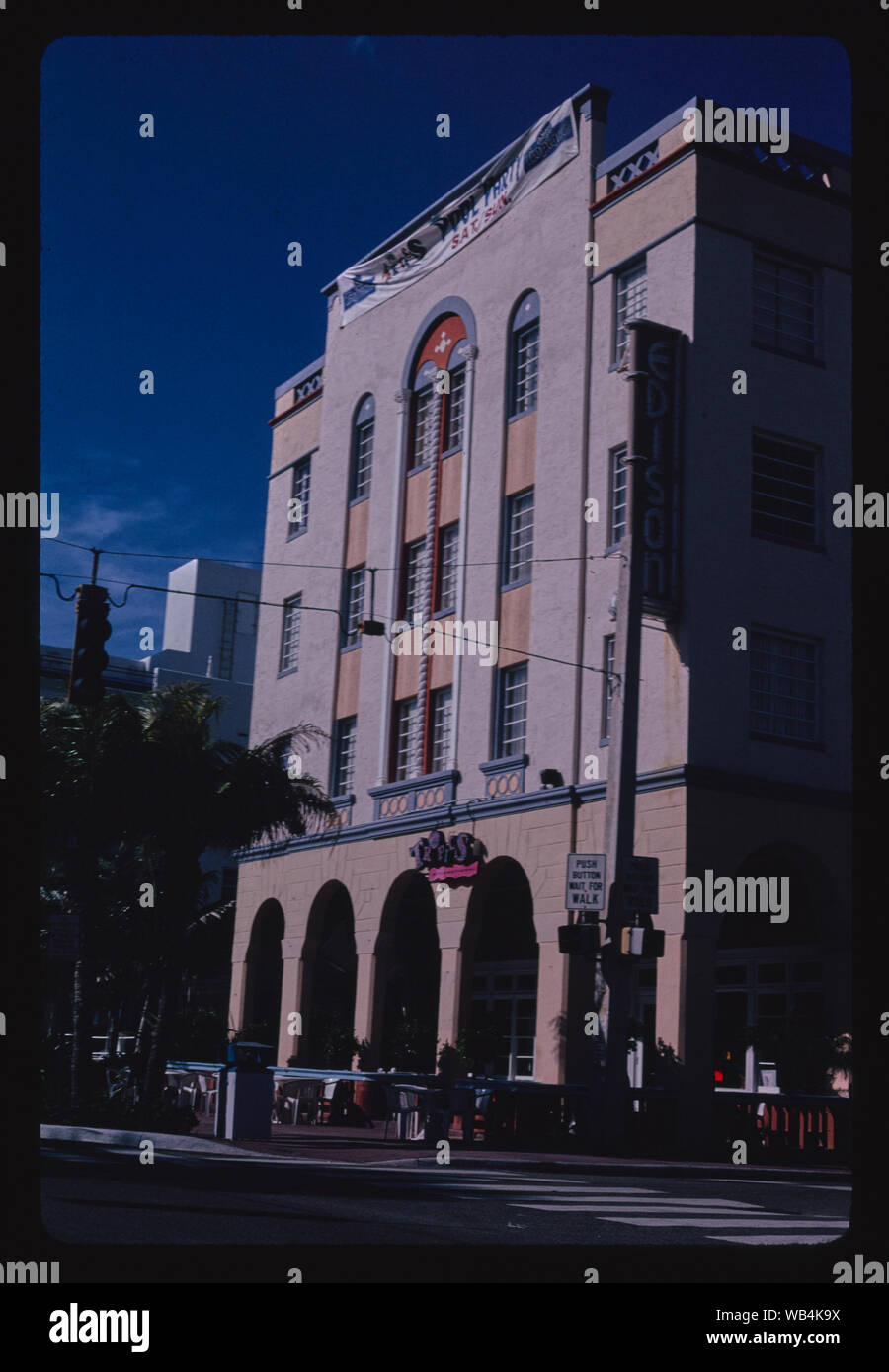 Edison Hotel, Miami Beach, Floride Banque D'Images