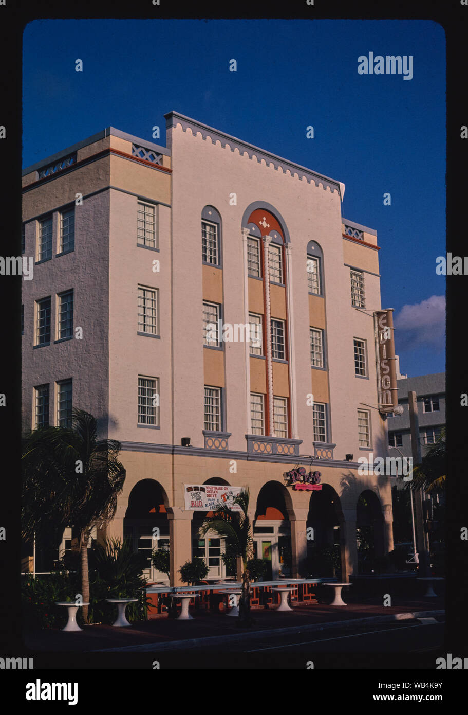 Edison Hotel, Miami Beach, Floride Banque D'Images