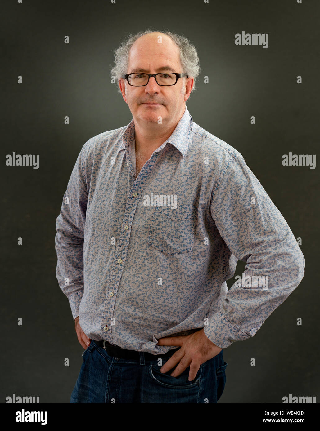 Edinburgh, Ecosse, Royaume-Uni. Août 24, 2019. John Lanchester. Le dernier livre de John Lanchester Le mur est une fable de science-fiction offrant un tableau d'un avenir possible. Credit : Iain Masterton/Alamy Live News Banque D'Images