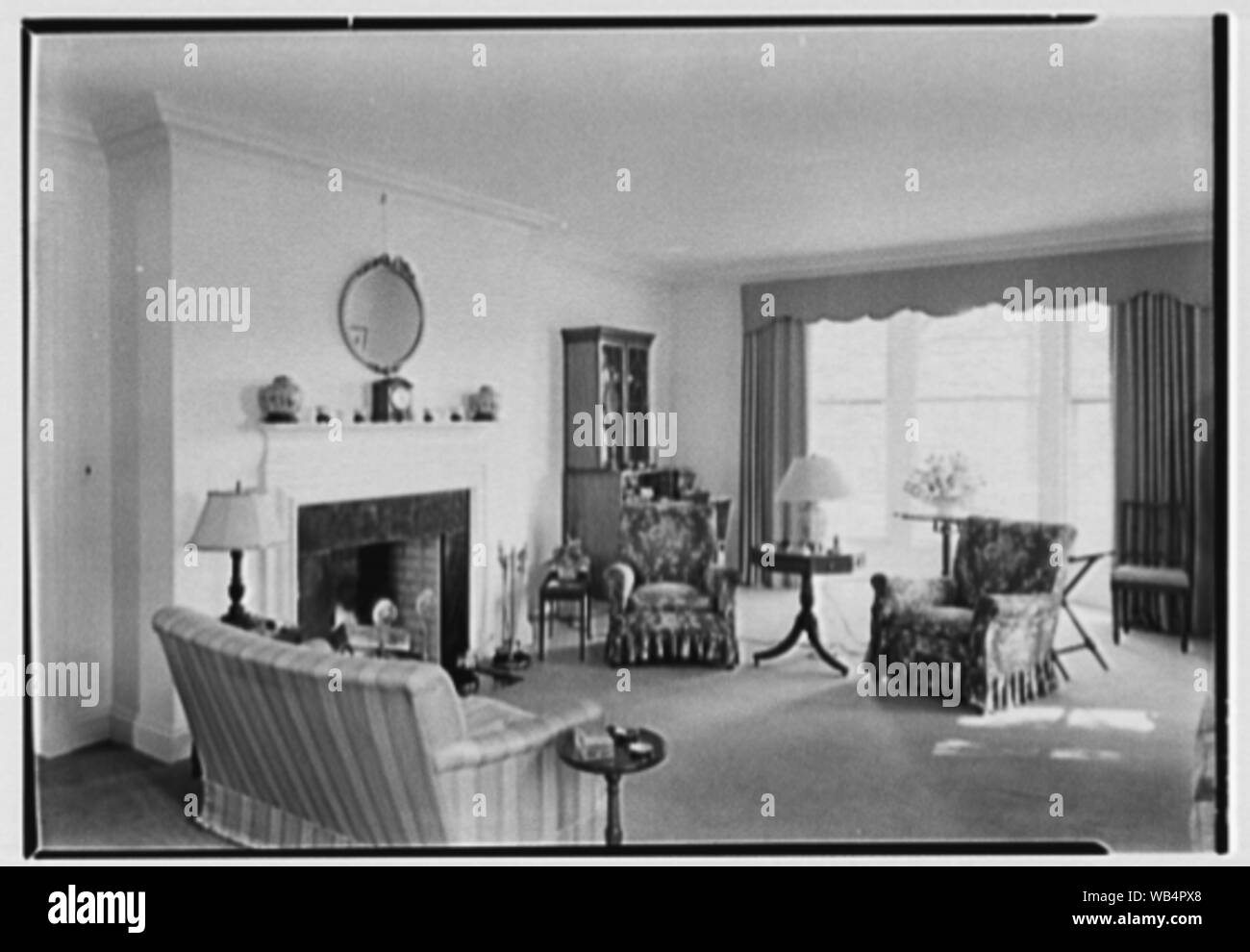 Edwin H.B. Pratt, résidence, la Westminster School, The Simsbury, Connecticut. Abstract/medium : Gottscho-Schleisner Collection Banque D'Images