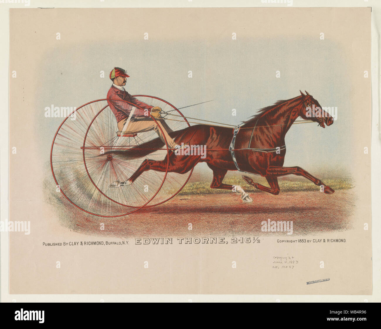 Edwin Thorne, 2-16 1/2 Banque D'Images