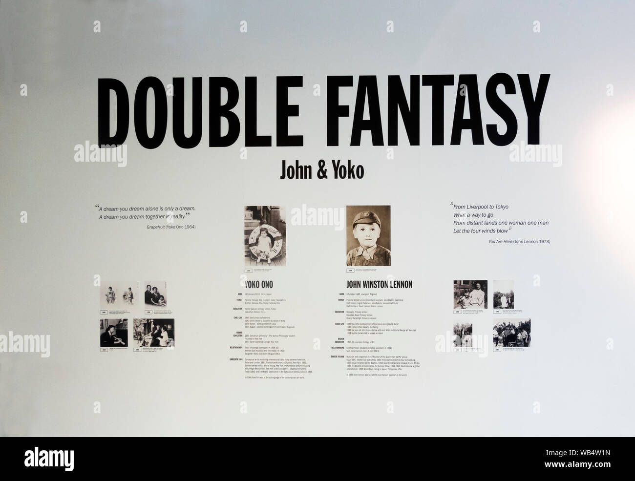 La Fantaisie Double exposition au Musée de Liverpool Banque D'Images