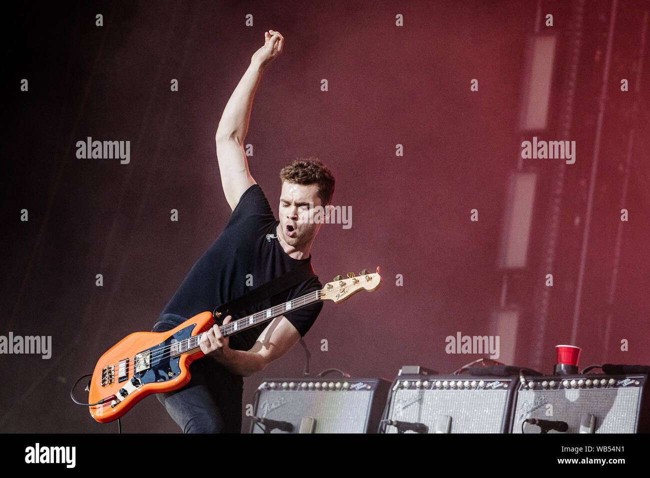 Sang Royal en concert sur la scène du Festival de Leeds, Royaume-Uni, le 24 août 2019. Banque D'Images