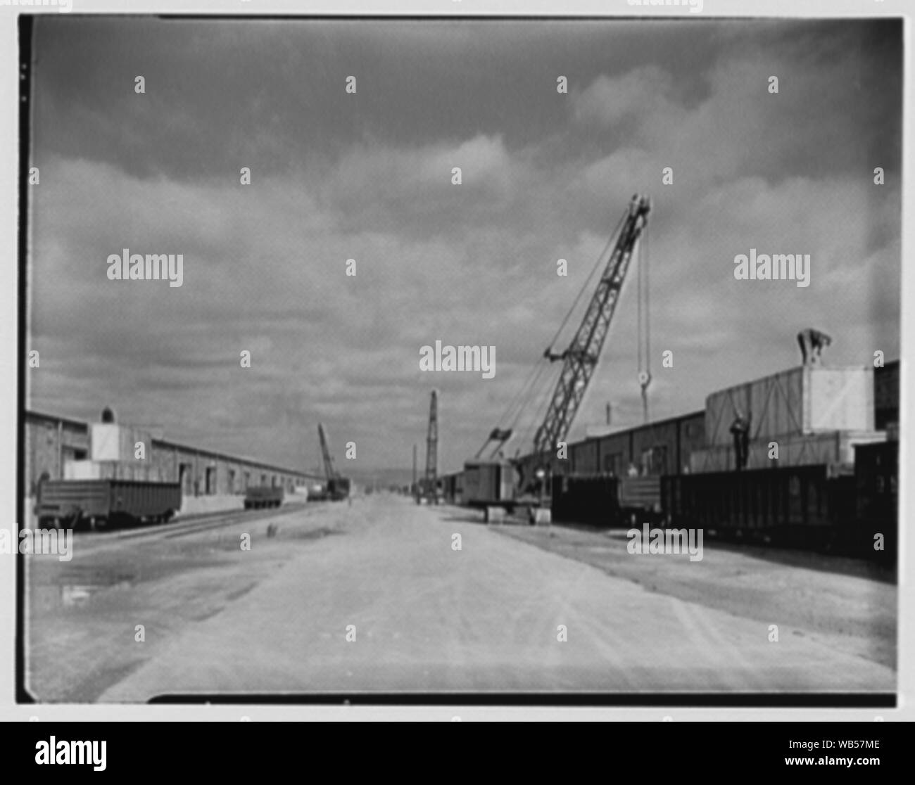 Elmira Holding et à la réexpédition Point, Elmira, New York. Abstract/medium : Gottscho-Schleisner Collection Banque D'Images