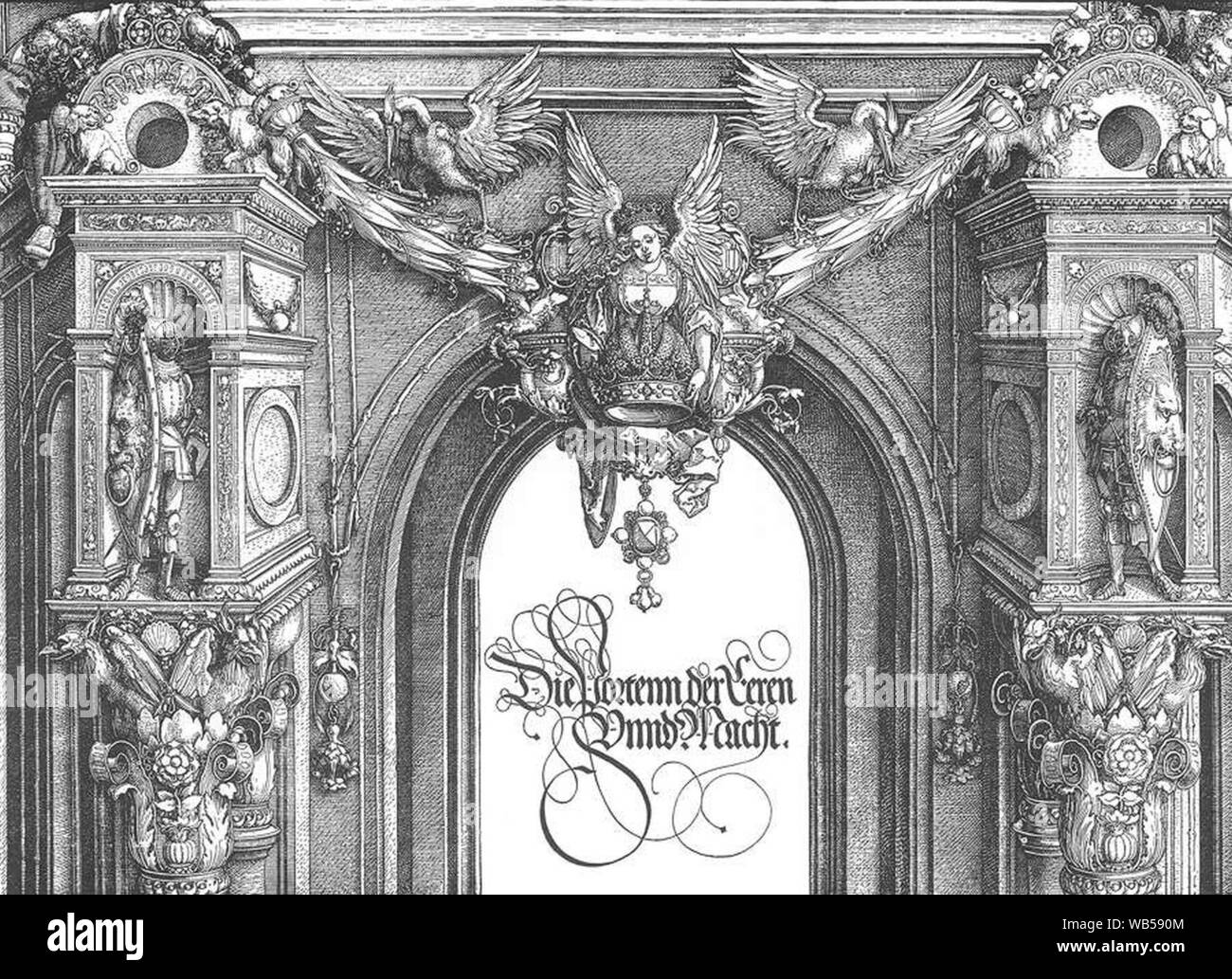 Dürer, Arco trionfale, 02. Banque D'Images