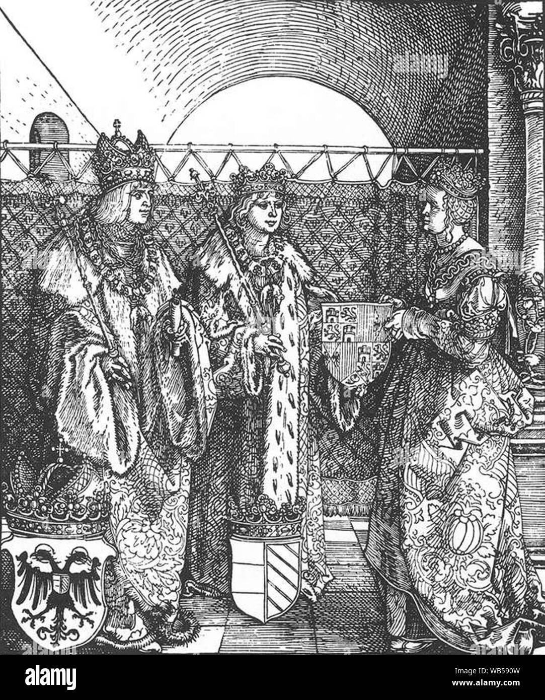 Dürer, Arco trionfale, 10. Banque D'Images