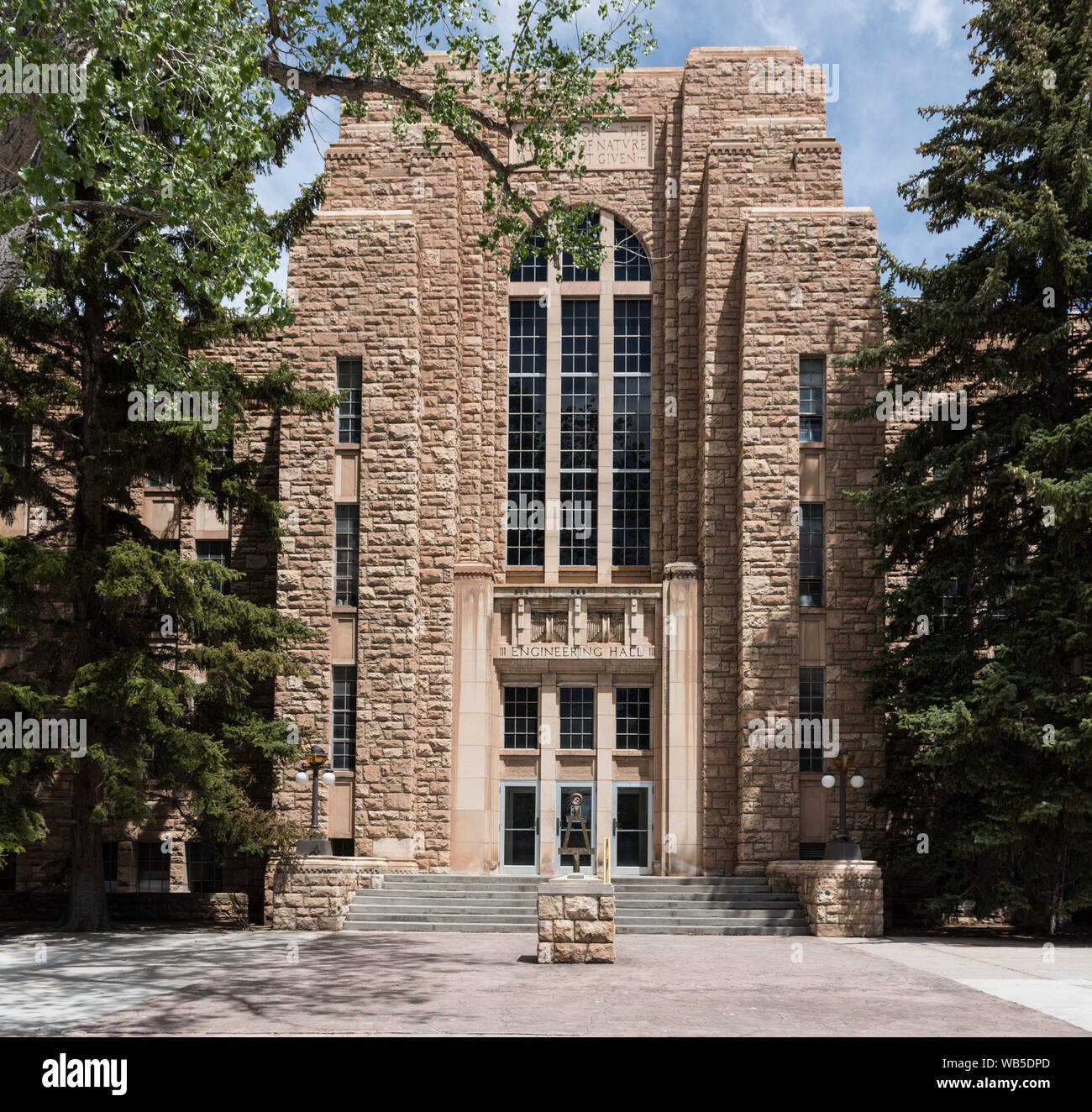 De l'ingénierie, le département d'ingénierie d'accueil à l'Université du Wyoming à Laramie, Wyoming Banque D'Images