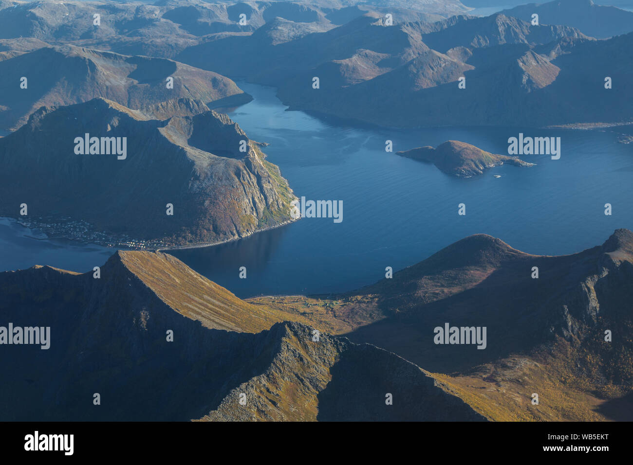 Vues de l'archipel de l'avion, en Norvège Banque D'Images