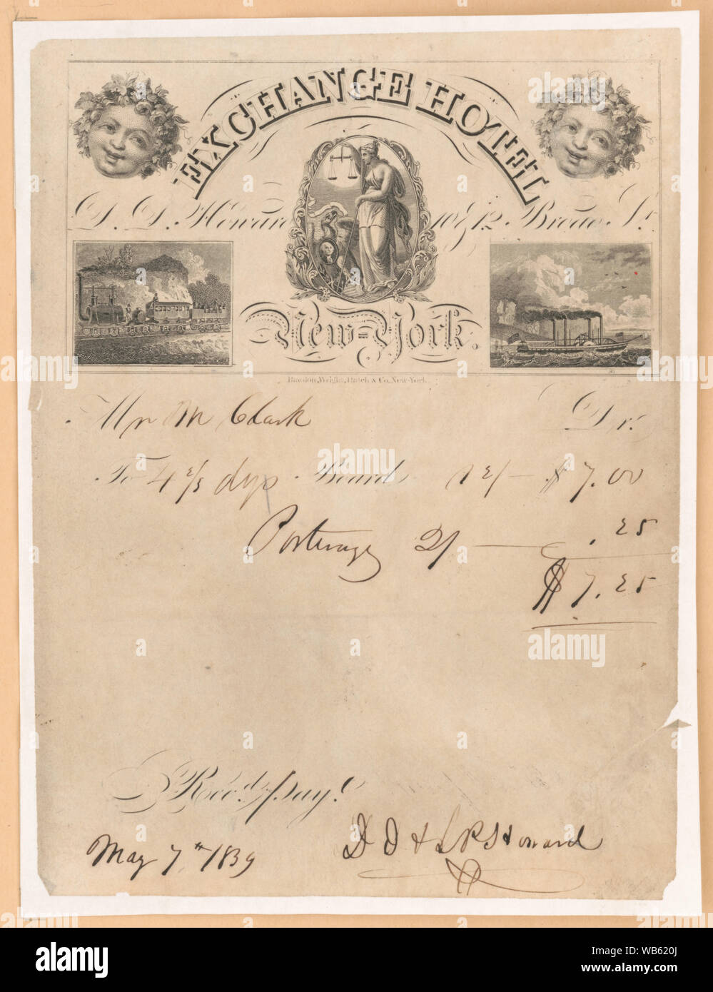 Exchange hotel Banque D'Images