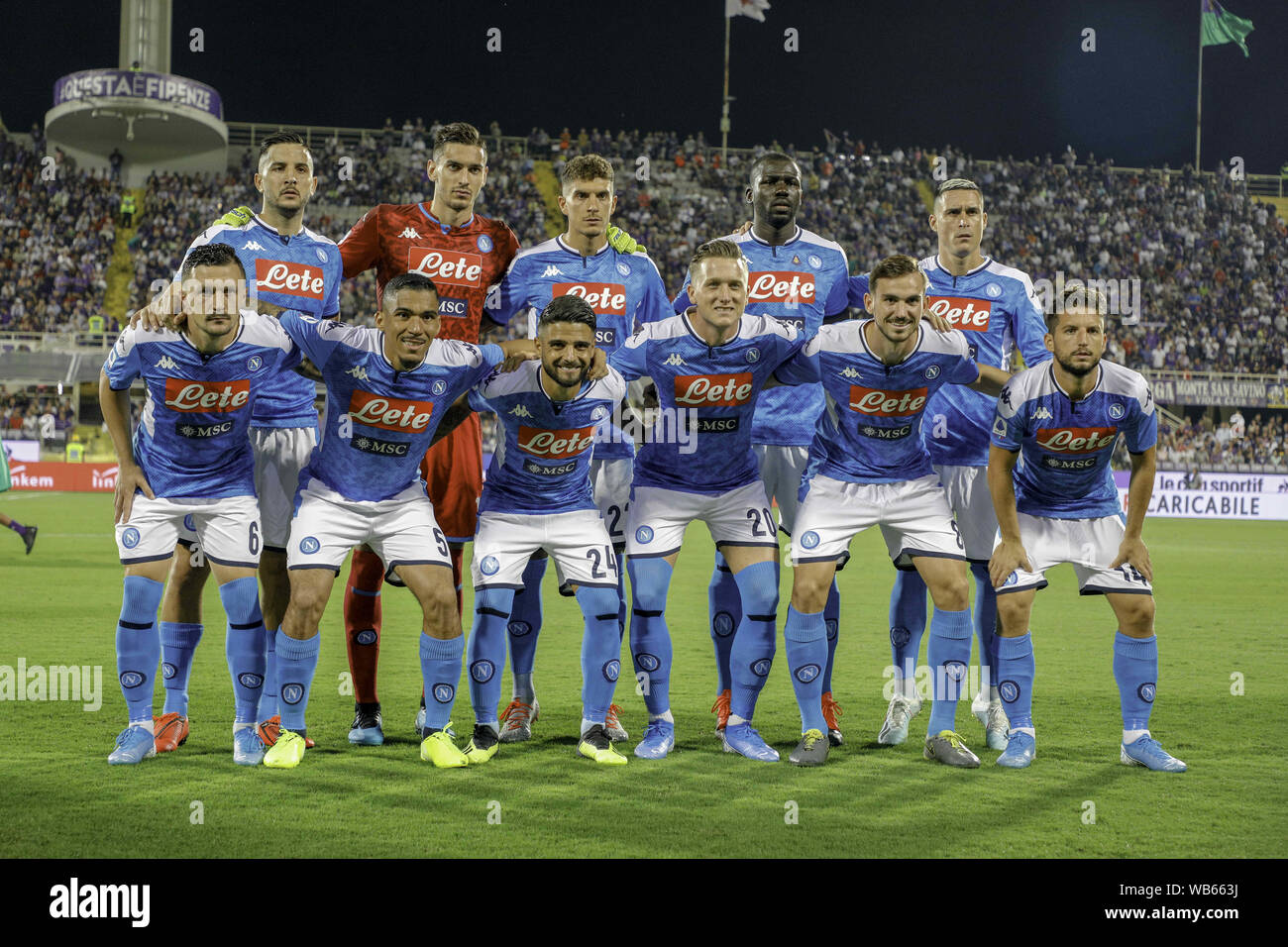 Florence. 14 Juin, 2019. Italie - au stade Artemio Franchi de Florence Naples bat la Fiorentina 3 à 4 visant ainsi à la première place de la première journée du championnat.Dans la SSC Naples soccer photo. (Crédit Image : © Fabio SassoZUMA Wire) Credit : ZUMA Press, Inc./Alamy Live News Banque D'Images