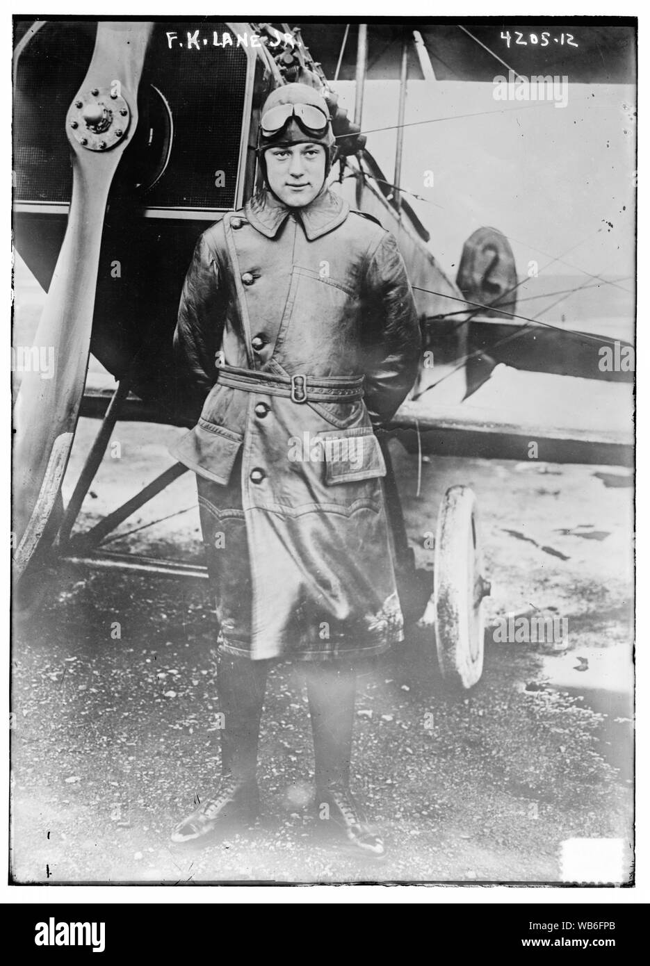 F.K. Lane Jr. Abstract/moyenne : 1 négatif : vitrage ; 5 x 7 in. ou moins. Banque D'Images