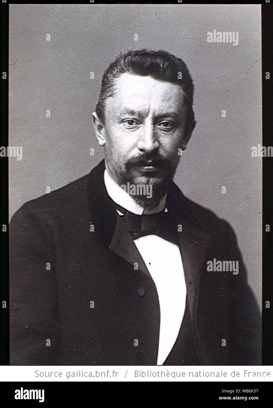 Edmond Nocard vers 1890. Banque D'Images