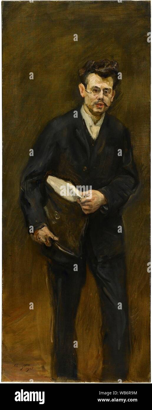 Eduard Fuchs par Max Slevogt, 1905. Banque D'Images