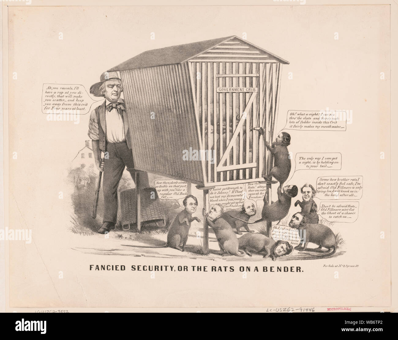 Envie de sécurité, ou les rats sur un Bender Banque D'Images