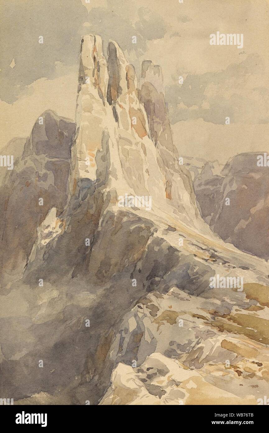 Edward Theodore Compton Vajolet-Türme c1905. Banque D'Images