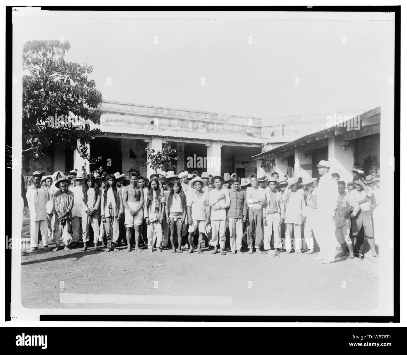Prisonniers de guerre philippins Abstract/moyenne : 1 tirage photographique. Banque D'Images