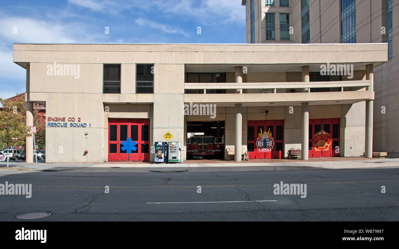 Fire Department, 500 F St., NW, Washington, D.C. Banque D'Images