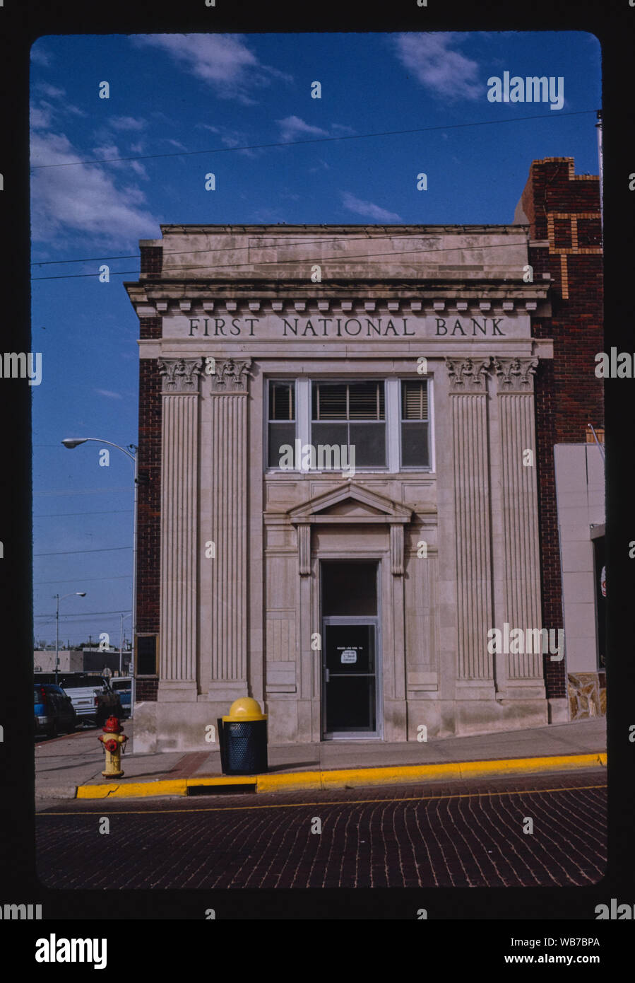 First National Bank, Norris Avenue, McCook, Nebraska Banque D'Images