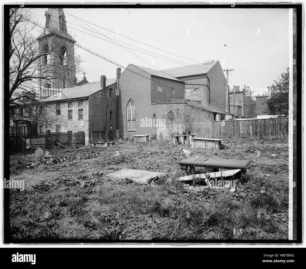 First Presbyterian Ch., Alex., Va. Abstract/moyenne : 1 négatif : vitrage ; 8 x 10 in. ou moins Banque D'Images