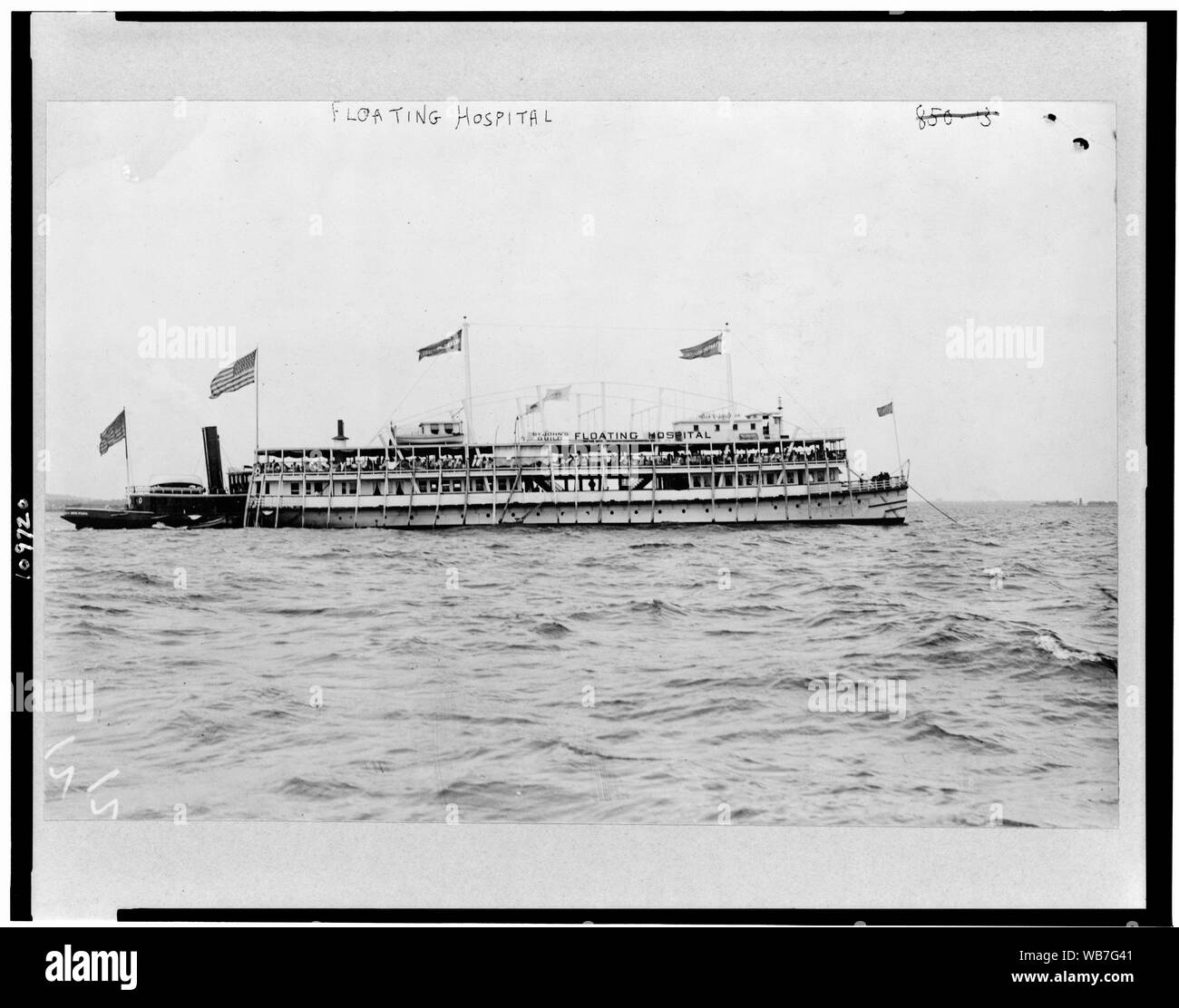 Hôpital flottant Abstract/moyenne : 1 tirage photographique. Banque D'Images