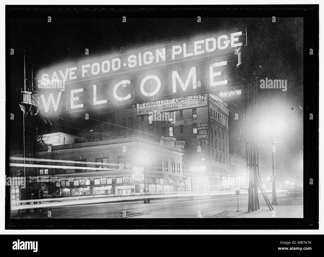 Admin. alimentaire, Omaha, Nebraska Abstract/moyenne : 1 négatif : vitrage ; 4 x 6 in. Banque D'Images