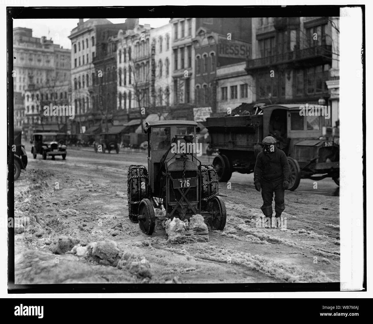 Les tracteurs Ford C. Abstract/moyenne : 1 négatif : vitrage ; 4 x 5 in. ou moins Banque D'Images