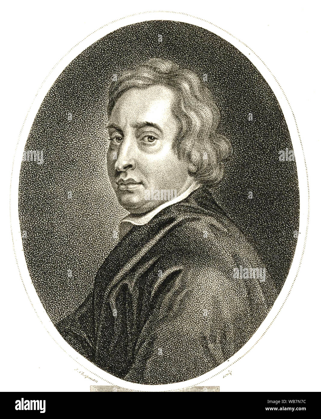 JOHN DRYDEN (631-1700) poète et dramaturge anglais Banque D'Images