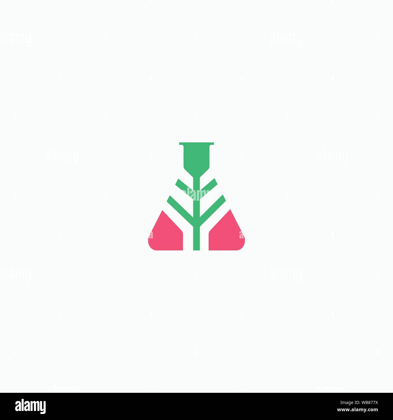 L'usine modèle de conception de logo Lap Illustration de Vecteur
