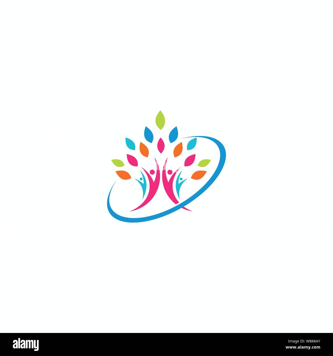 Médicament naturel Modèle Logo Illustration de Vecteur