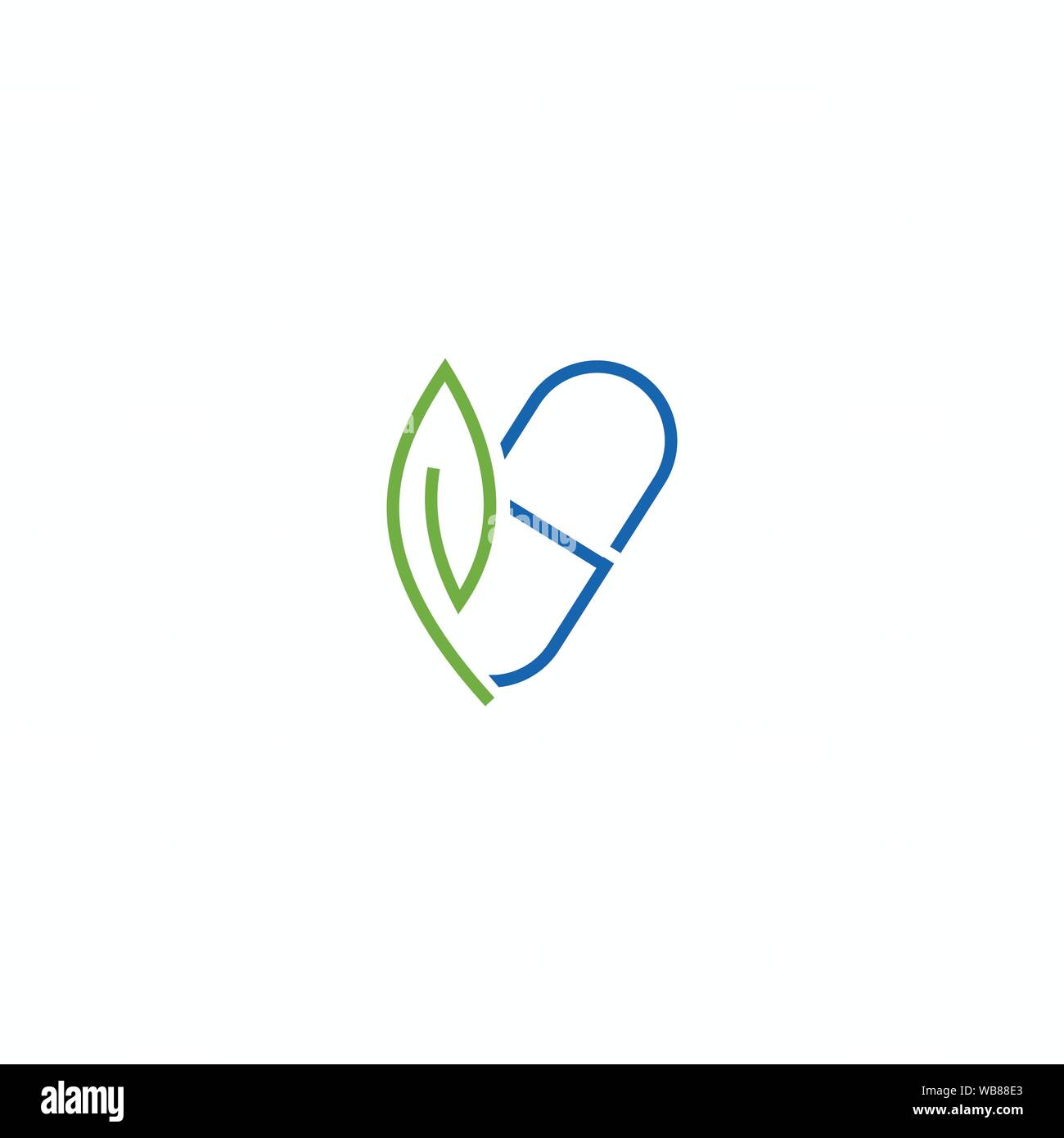 Logo de la médecine naturelle Illustration de Vecteur