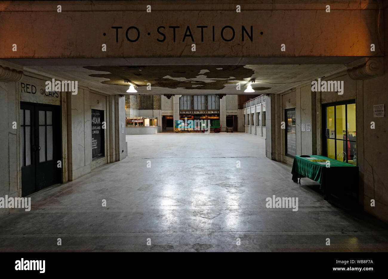 Gare centrale de Buffalo à NY Banque D'Images