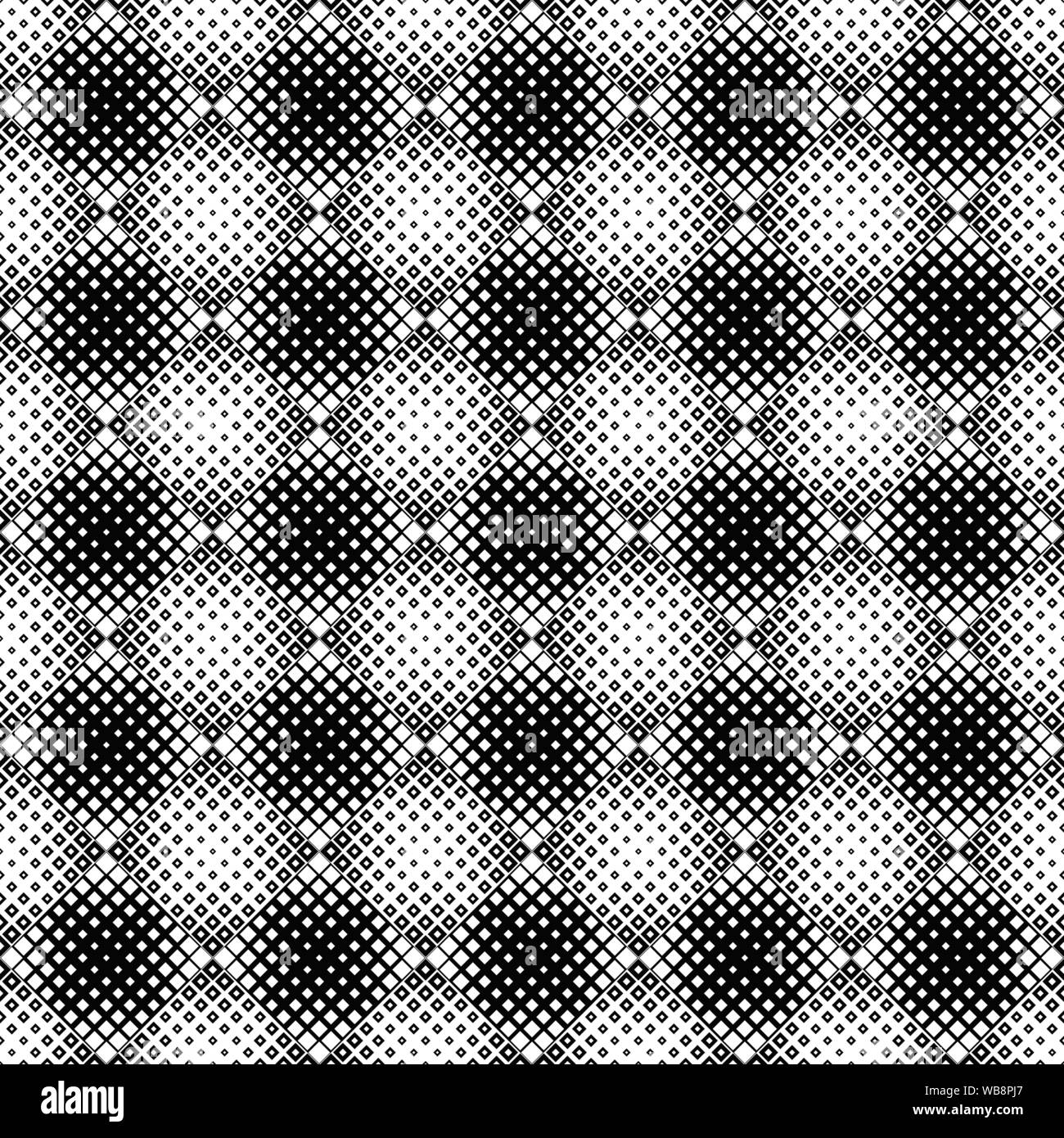 Noir et blanc transparent motif carré - fond abstrait géométrique répétitif vector graphic design Illustration de Vecteur