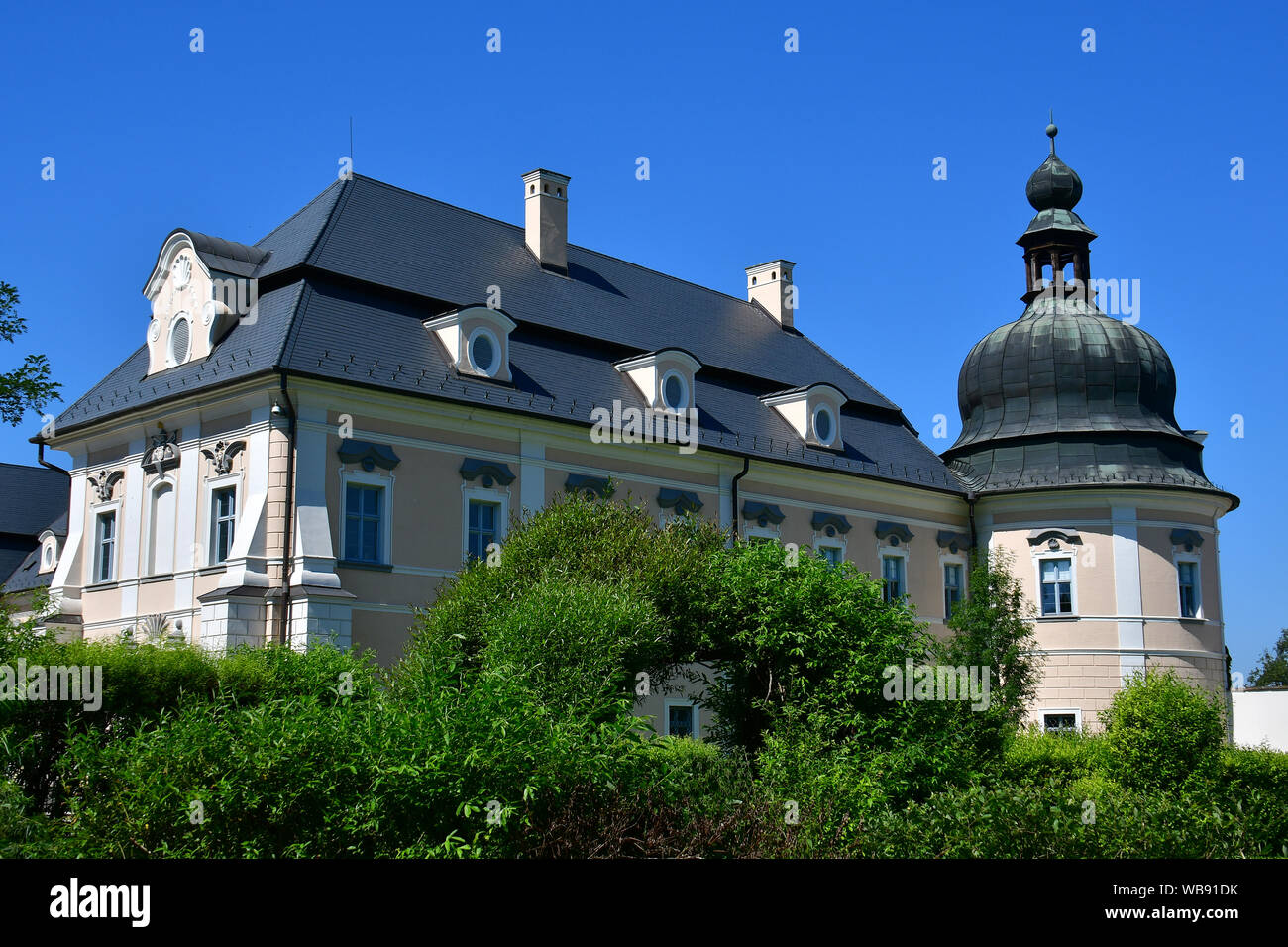 L'Huillier-Coburg Palace, L'Huillier-COBURG-kastély, Edelény, Hongrie, Magyarország Banque D'Images