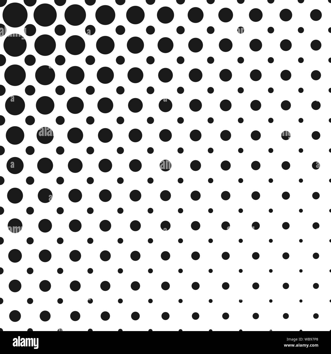 Demi-teinte géométriques monochromes de fond cercle design - vecteur conception abstraite Illustration de Vecteur