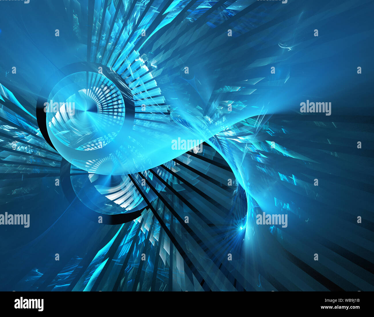 Abstract fractal élément de mouvement de rotation pour votre conception Banque D'Images