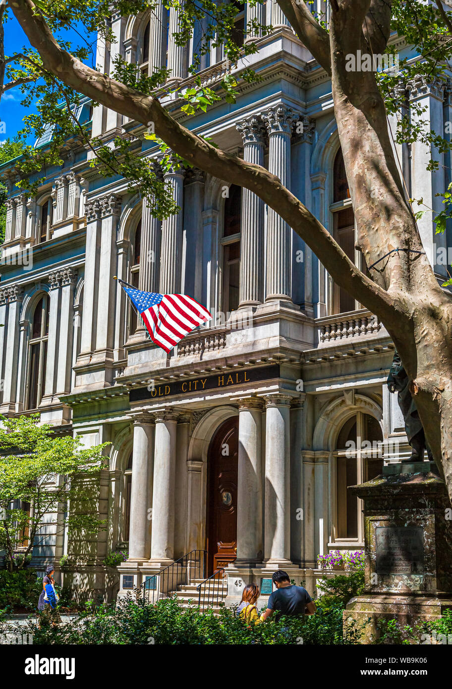 BOSTON, MASSACHUSETTS - le 9 juillet 2017 : Boston est une des villes les plus anciennes dans les États et est riche en histoire. Cela porte à une énorme industrie du tourisme Banque D'Images