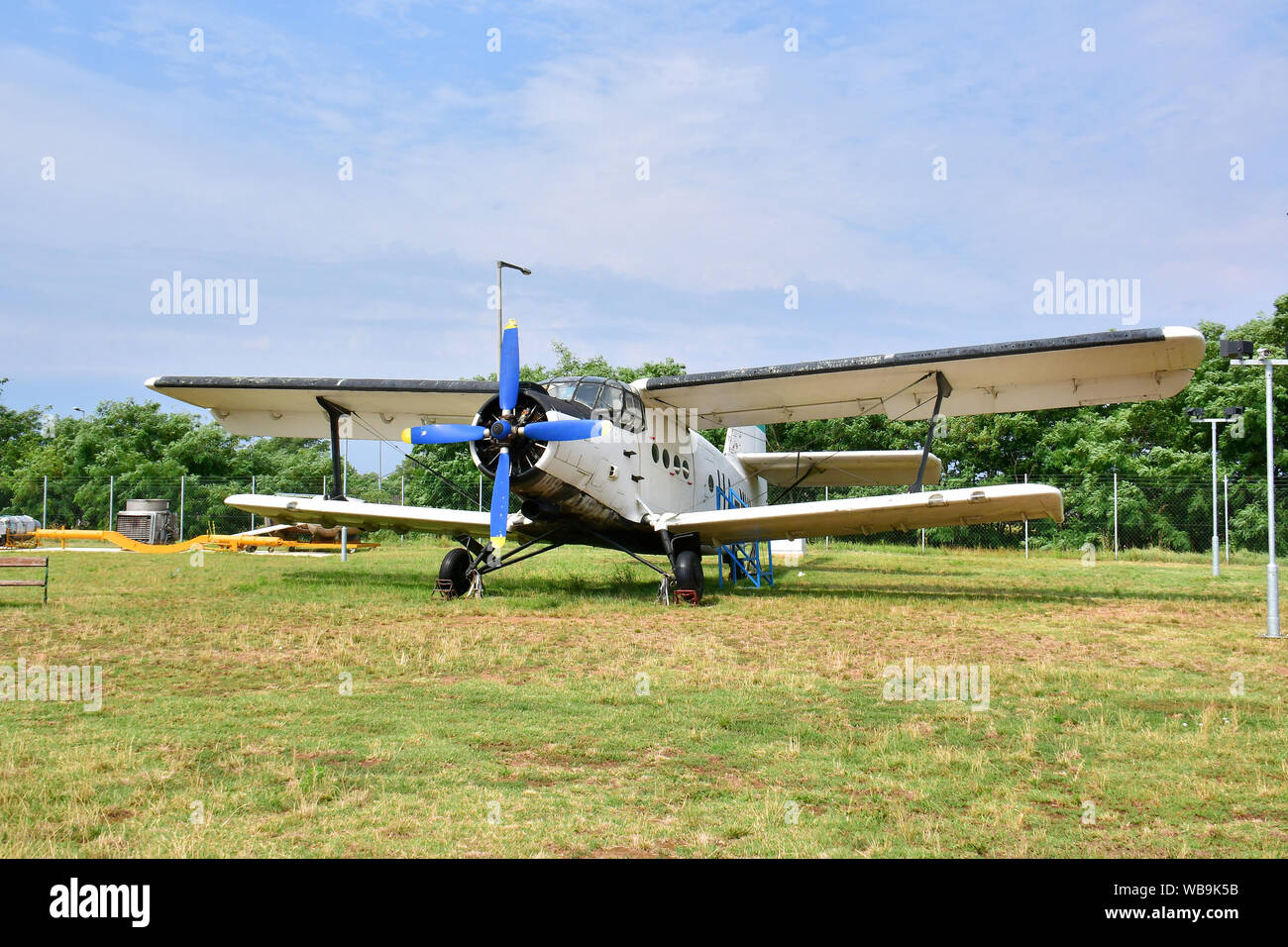 Antonov An-2N avion, Aeropark est un open-air aviation museum à côté de l'Aéroport International Liszt Ferenc, Budapest, Hongrie, Magyarország, Europe Banque D'Images