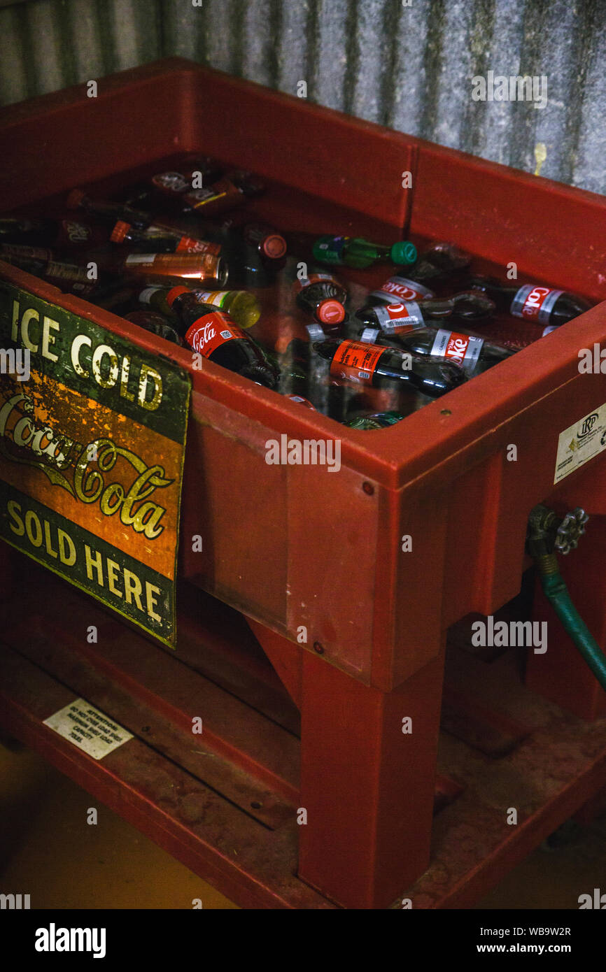 Rare Vintage Coca Cola Sign Banque D'Images