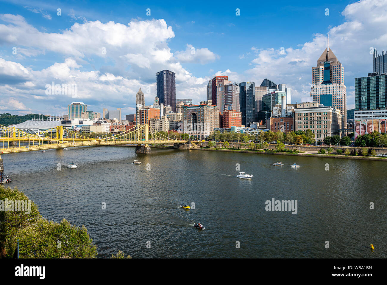 Vues à partir de la PNC Park Banque D'Images