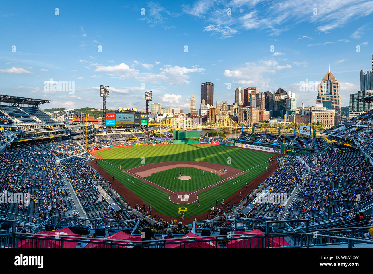 Vues à partir de la PNC Park Banque D'Images