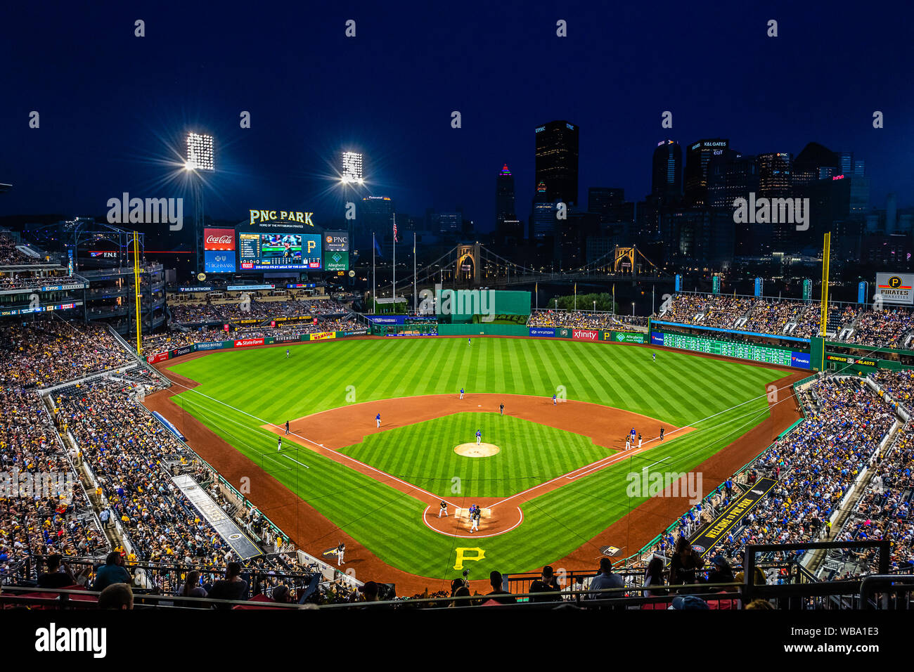 Vues à partir de la PNC Park Banque D'Images