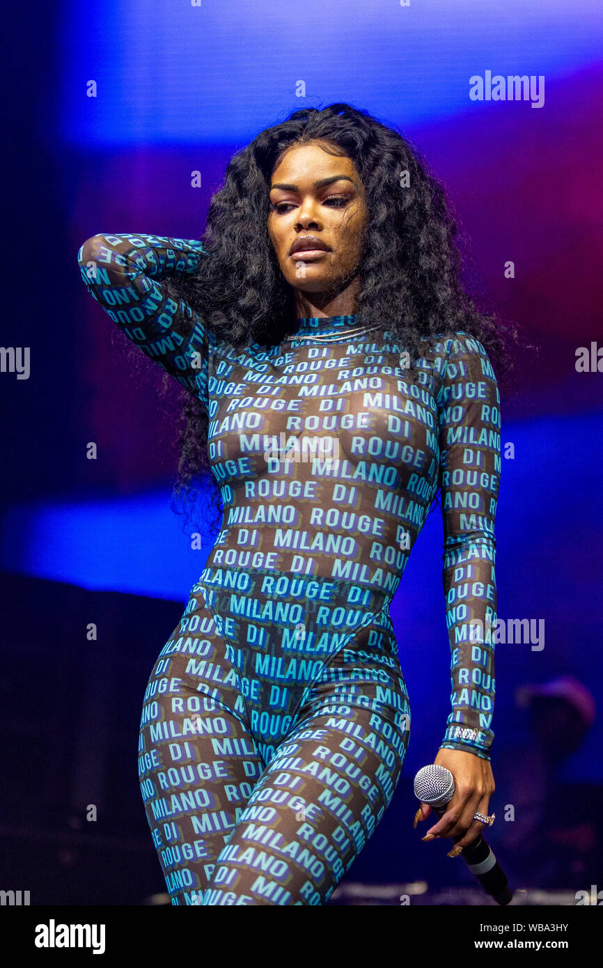 24 août 2019, Chicago, Illinois, États-Unis : TEYANA TAYLOR durant la WGCI Summer Jam à Wintrust Arena à Chicago, Illinois (crédit Image : © Daniel DeSlover/Zuma sur le fil) Banque D'Images